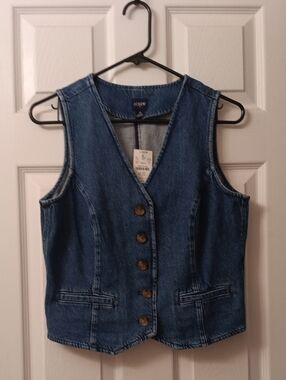 NWT J. Crew Denim Vest